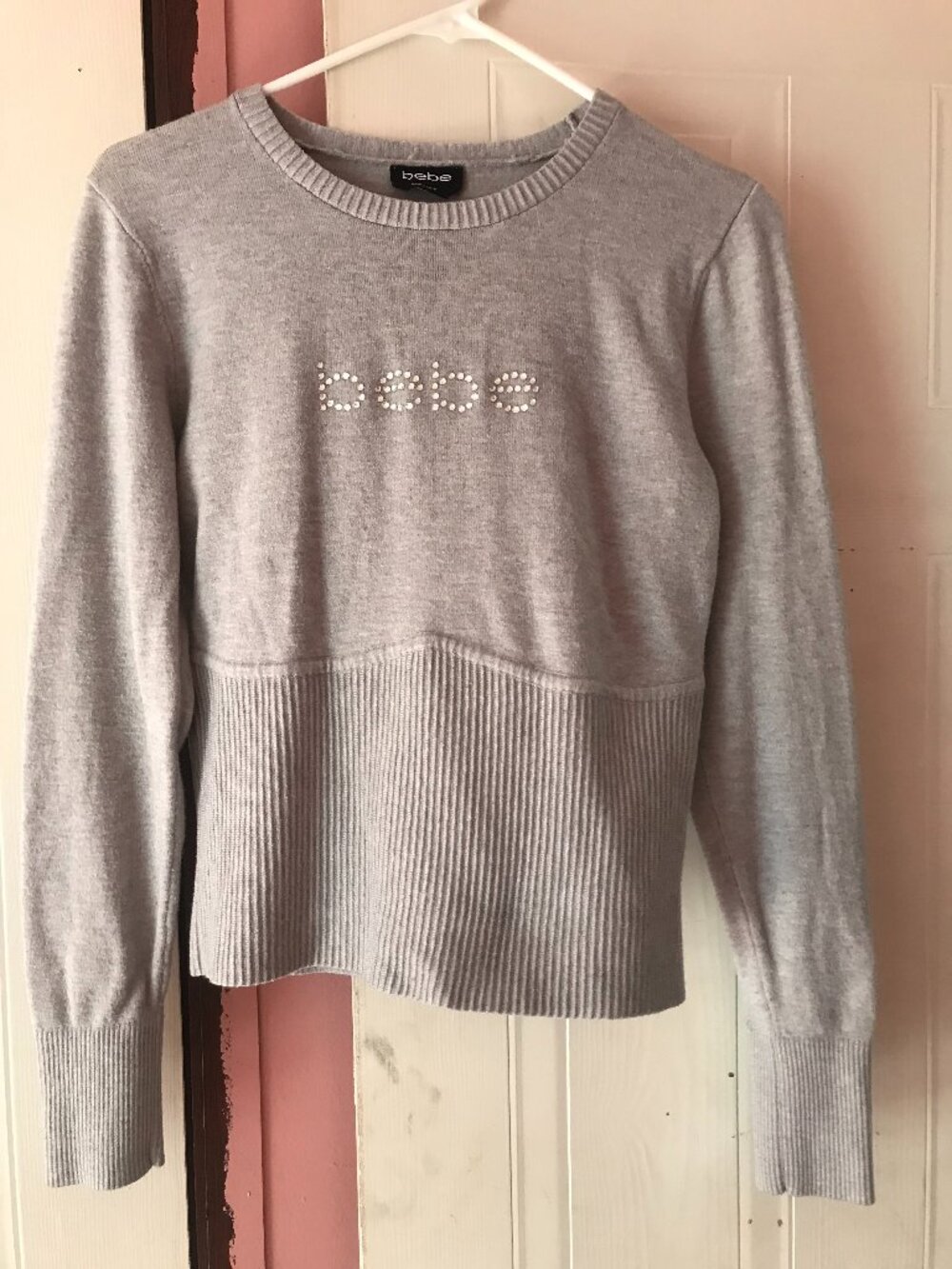 BeBe grey sweater size Large